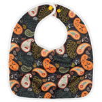 Texas Tushies High - Quality Paisley Flip Bib with Pocket for Babies and Toddlers - 