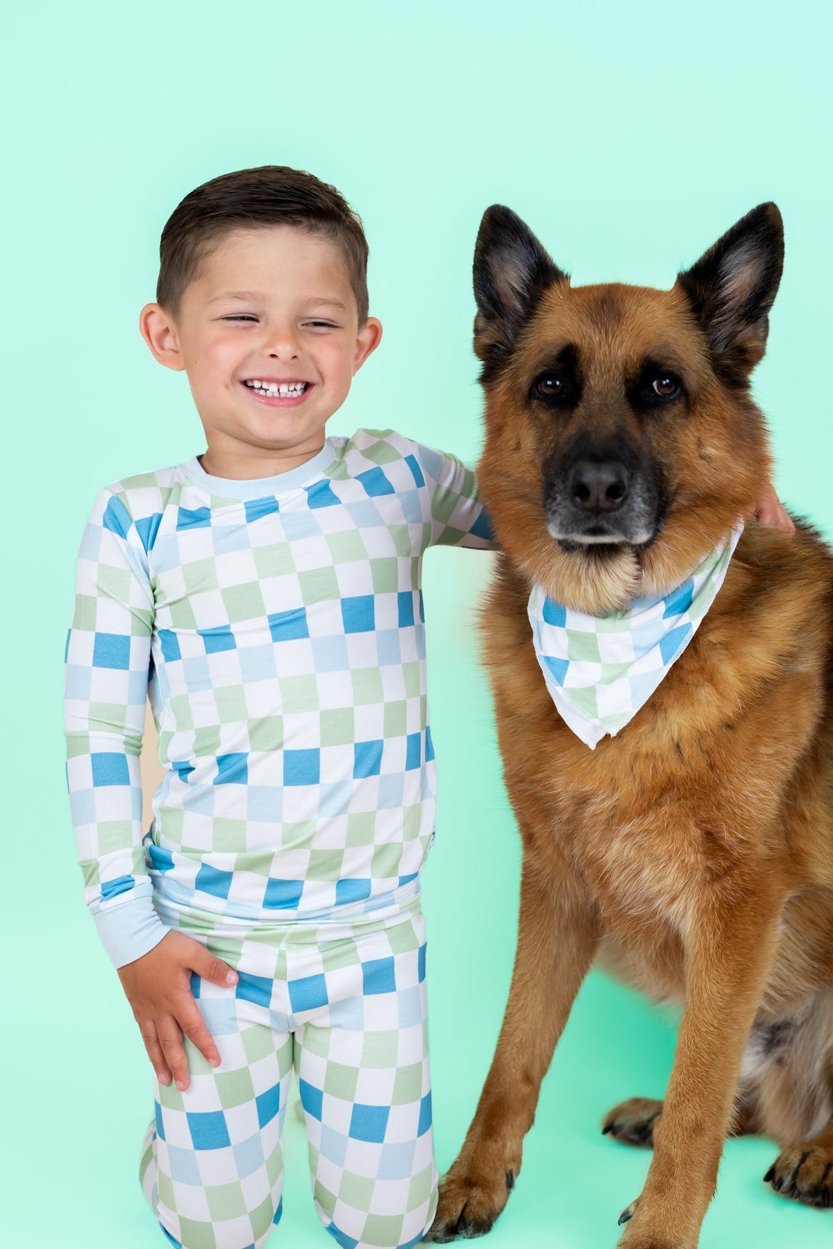 DREAM BIG LITTLE CO HIGH TIDE CHECKERS DREAM DOG BANDANAEveretts Place
