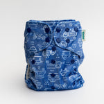Kinder Cloth Diaper Co. Minky Fleece Cloth Diaper - Patterned Lounger with Wicking Jersey - Everetts Place Boutique - 