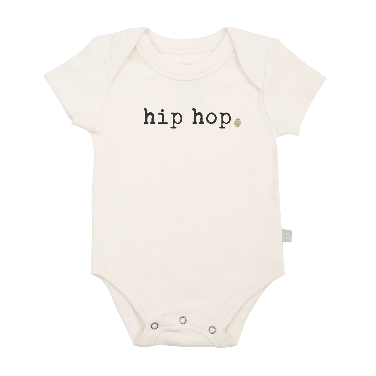 Finn Emma Graphic Bodysuit Organic Cotton With Easy Snaps For Babies Buttery Soft Non Toxic Dyes Easter Ready Finn + Emma 