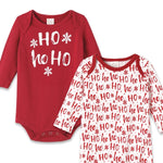 Tesa Babe Ho Ho Ho Christmas 2 Pack Ultra Soft Bodysuits for Babies - Everetts Place Boutique - 