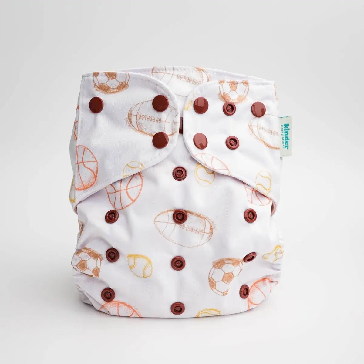 Kinder Cloth Diaper Co. Hobby and Interests: Essentials Pocket Cloth Diaper with Athletic Wicking Jersey,