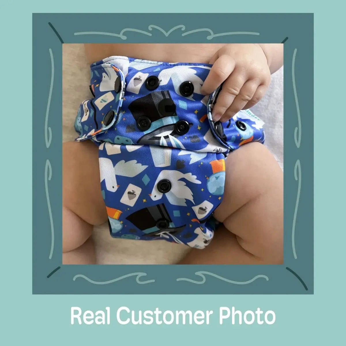 Kinder Cloth Diaper Co. Hobby and Interests: Essentials Pocket Cloth Diaper with Athletic Wicking Jersey,
