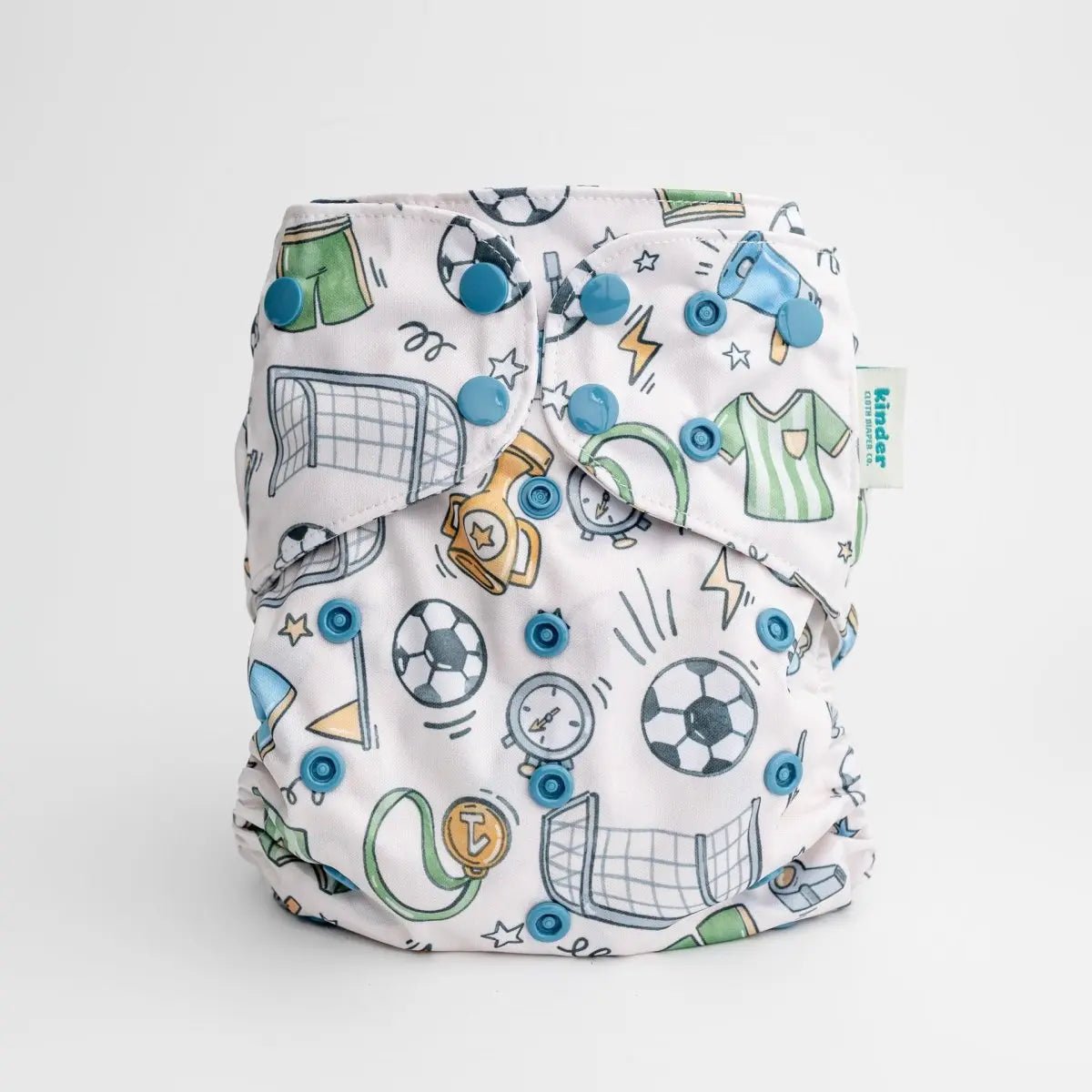 Kinder Cloth Diaper Co. Hobby and Interests: Essentials Pocket Cloth Diaper with Athletic Wicking Jersey,-