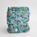 Kinder Cloth Diaper Co. Hobby and Interests: Essentials Pocket Cloth Diaper with Athletic Wicking Jersey,