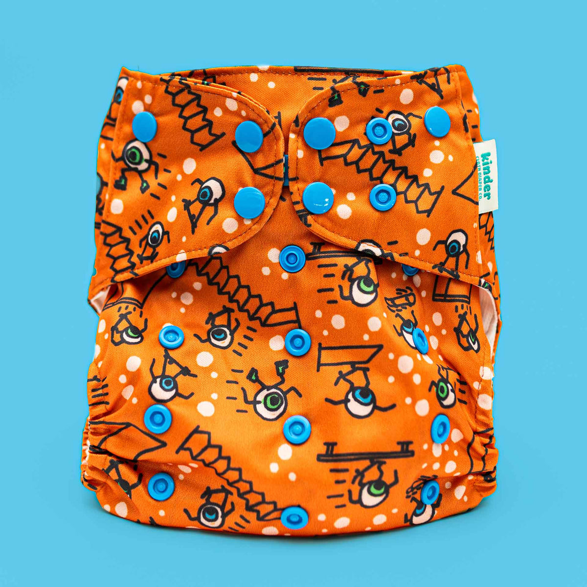 Kinder Cloth Diaper Co. Hobby and Interests: Essentials Pocket Cloth Diaper with Athletic Wicking Jersey,