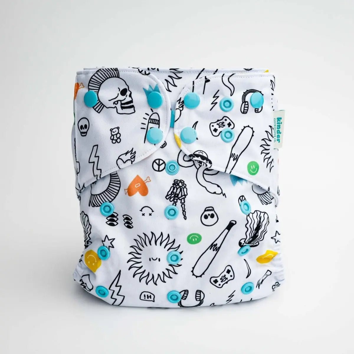 Kinder Cloth Diaper Co. Hobby and Interests: Essentials Pocket Cloth Diaper with Athletic Wicking Jersey,