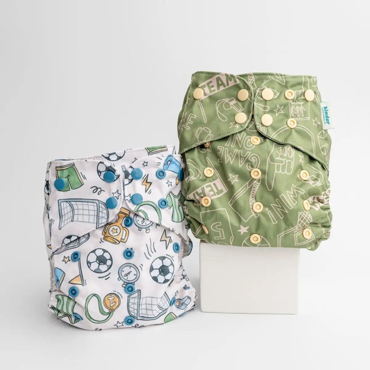 Kinder Cloth Diaper Co. Hobby and Interests: Essentials Pocket Cloth Diaper with Athletic Wicking Jersey,