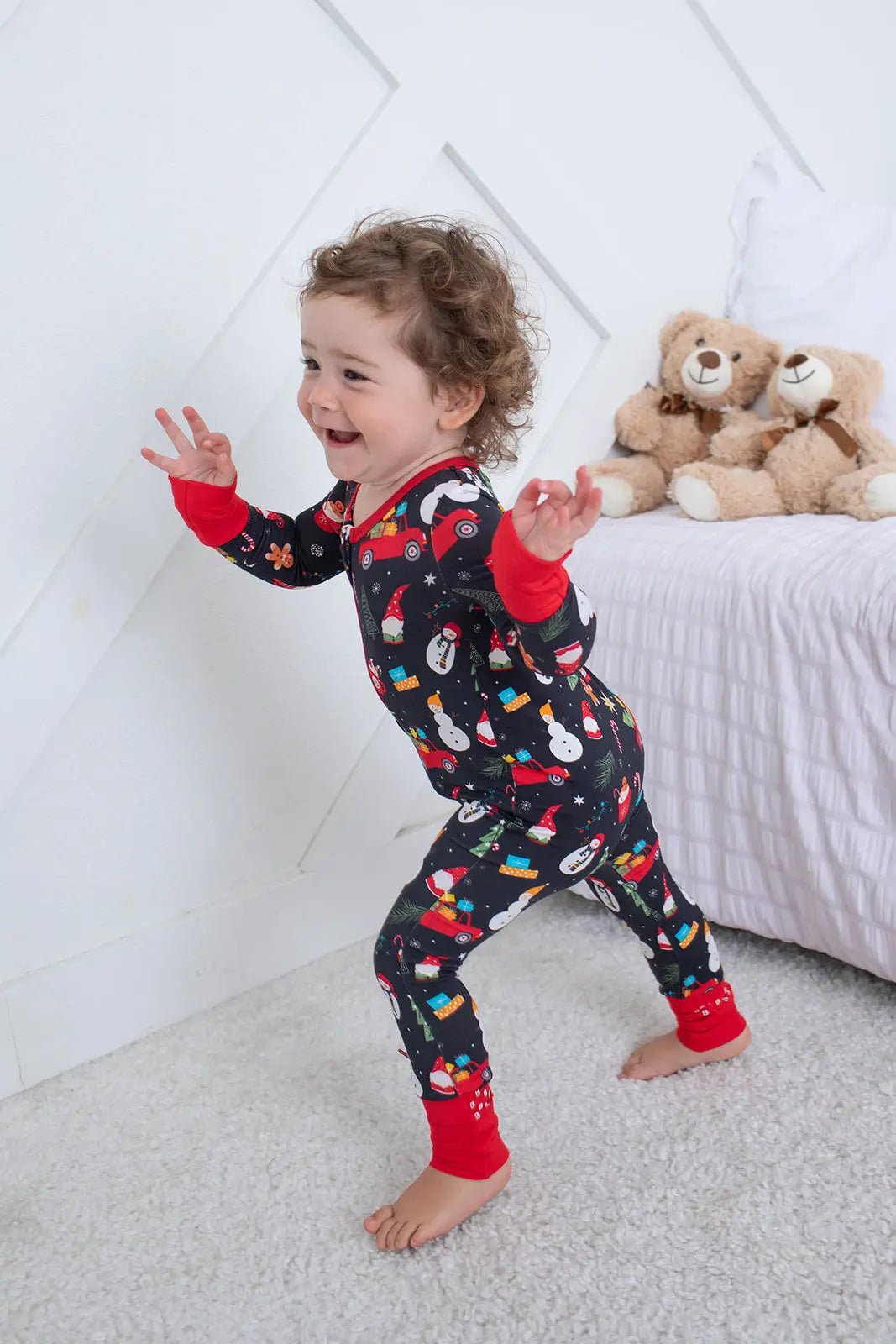 Holiday Cheer Convertible Coverall - Head, Sleeve, Baby & Toddler Clothing, Skin, Child | Everetts Place