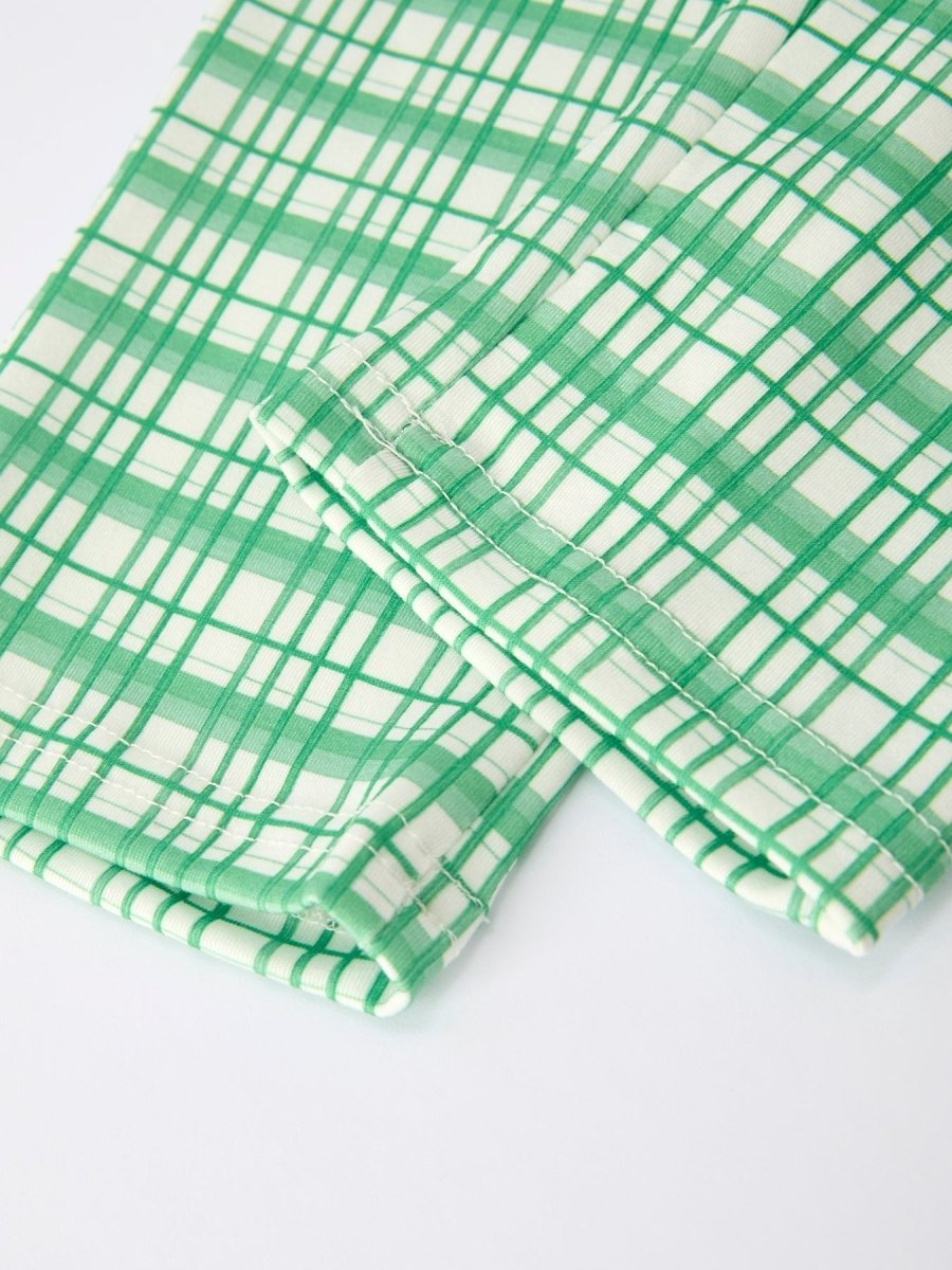 Rylee Faith Designs Holiday Plaid Pants Set With Red Tee By Rylee Faith - Everetts Place Boutique - 