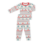 Bestaroo Holiday Reindeer Blue Pajama Set for Kids Lenzing Micromodal - 