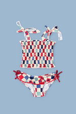 DREAM BIG LITTLE CO HOME OF THE FREE CHECKERS DREAM TANKINI TWO PIECE SWIM SUITEveretts Place