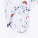 Angel Dear Home Run Baseball - 2 Way Zipper Footie & Swaddle - 