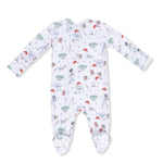 Angel Dear Home Run Baseball - 2 Way Zipper Footie & Swaddle - 