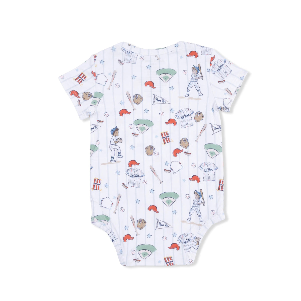 Angel Dear Home Run Baseball - Short Sleeve Bodysuit - 