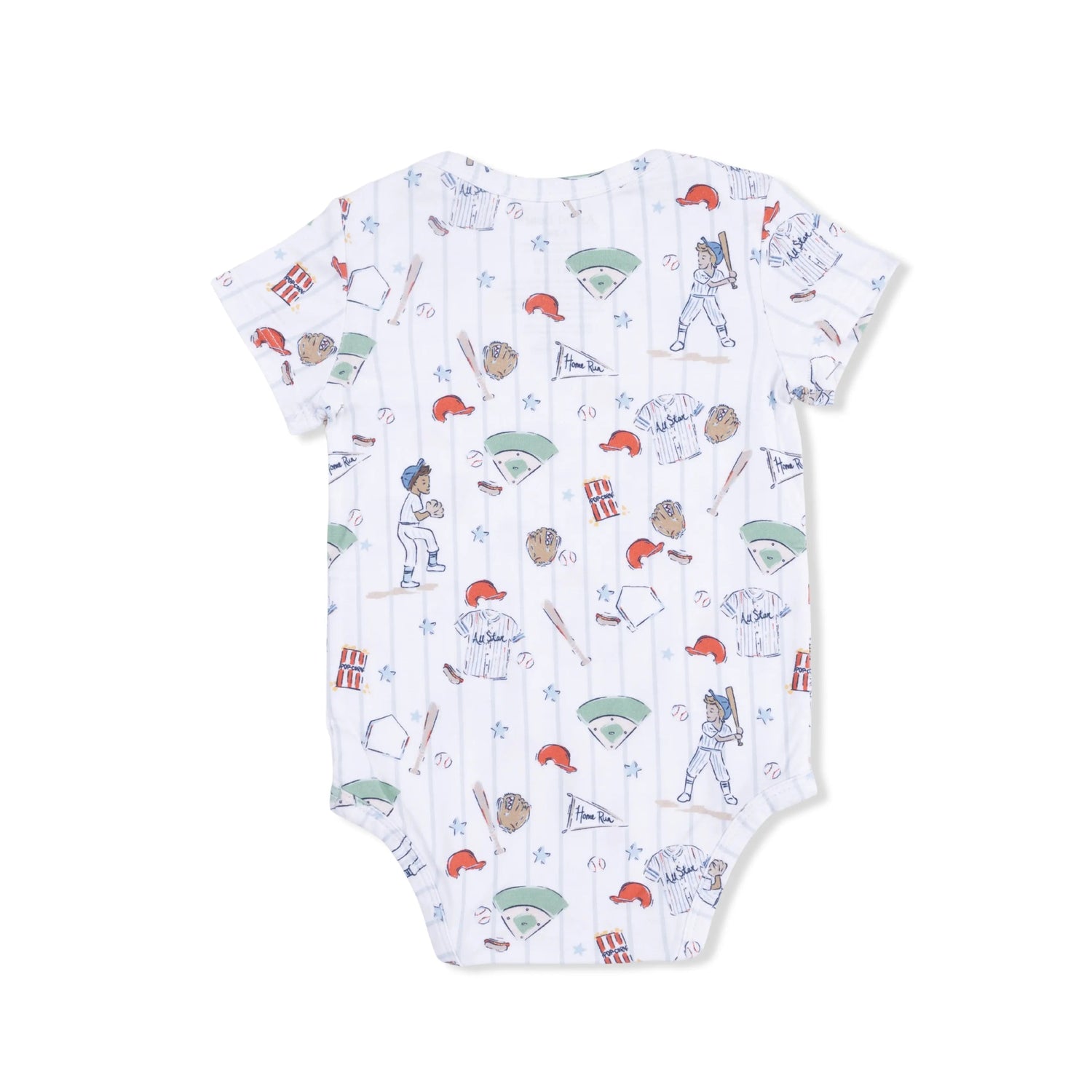 Angel Dear Home Run Baseball - Short Sleeve Bodysuit - 