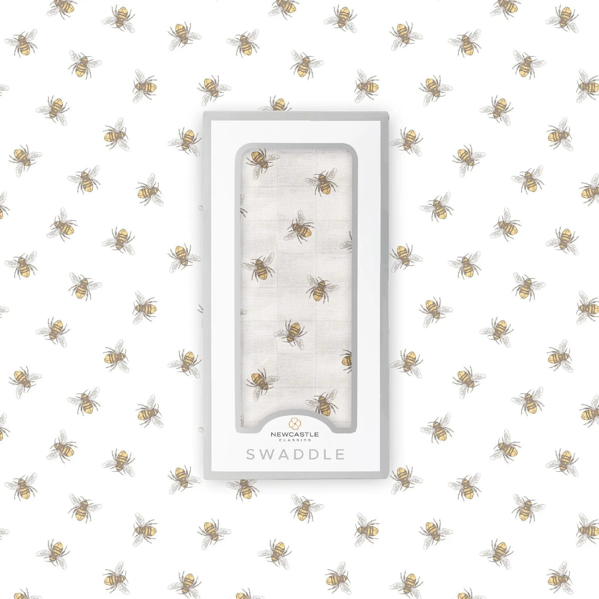 Newcastle Classics Honey Bee Bamboo Swaddle - 