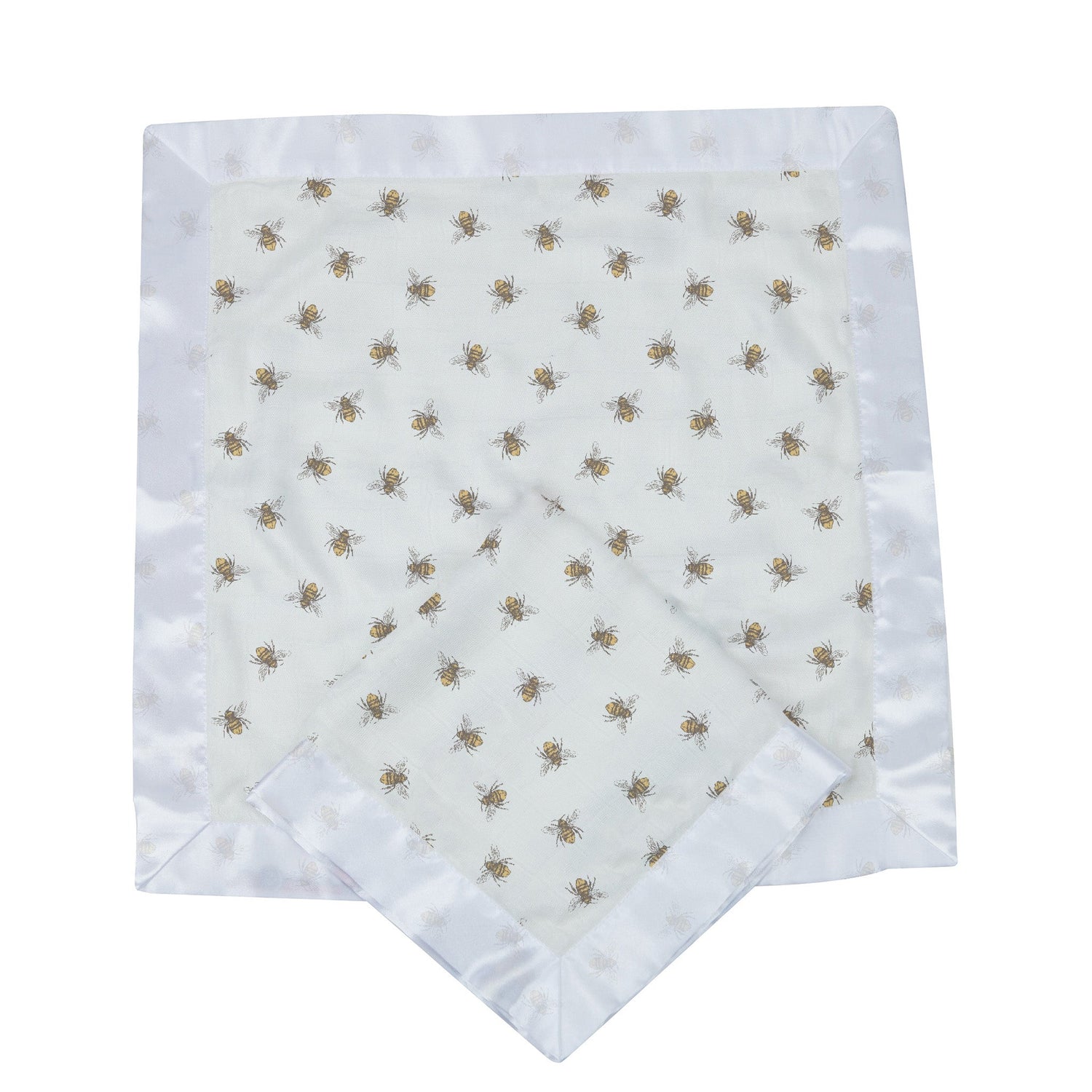 Newcastle Classics Honey Bee Newcastle Security Blanket for Comfort and Cuddles for Babies - Baby & Toddler > Swaddling & Receiving Blankets > Receiving Blankets Bamboo Security Blanket