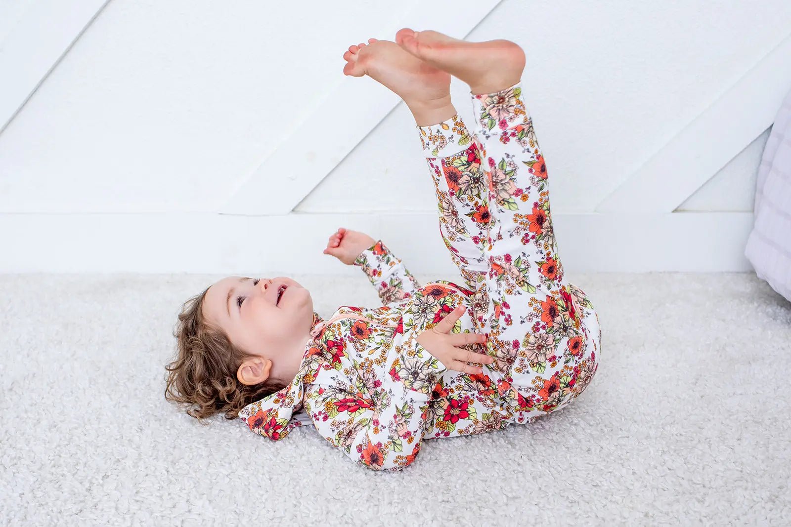 Bestaroo Honeyblossom Relaxed Fit Baby Jogger Pants Cotton Bamboo Blend Drawstring - 