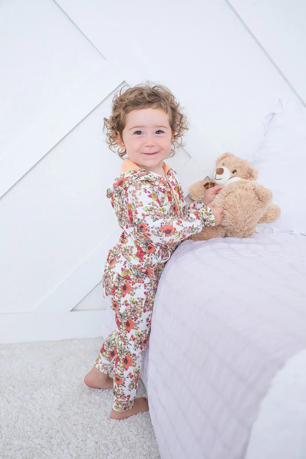 Bestaroo Honeyblossom Relaxed Fit Baby Jogger Pants Cotton Bamboo Blend Drawstring - 