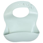 Three Little Tots Honeydew Silicone Bib - 
