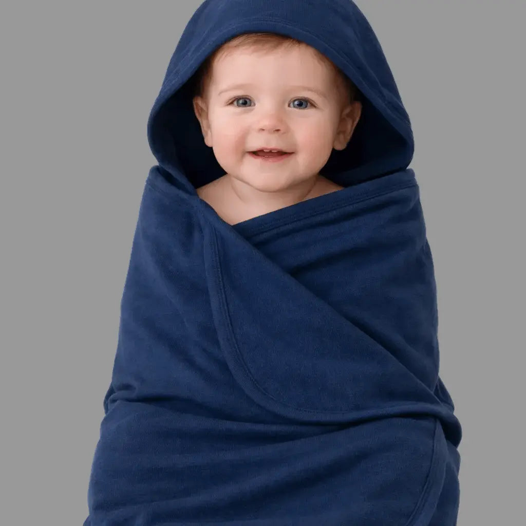 Hooded Baby Bath Towels - Head, Sleeve, Child, Textile, Facial expression | Everetts Place