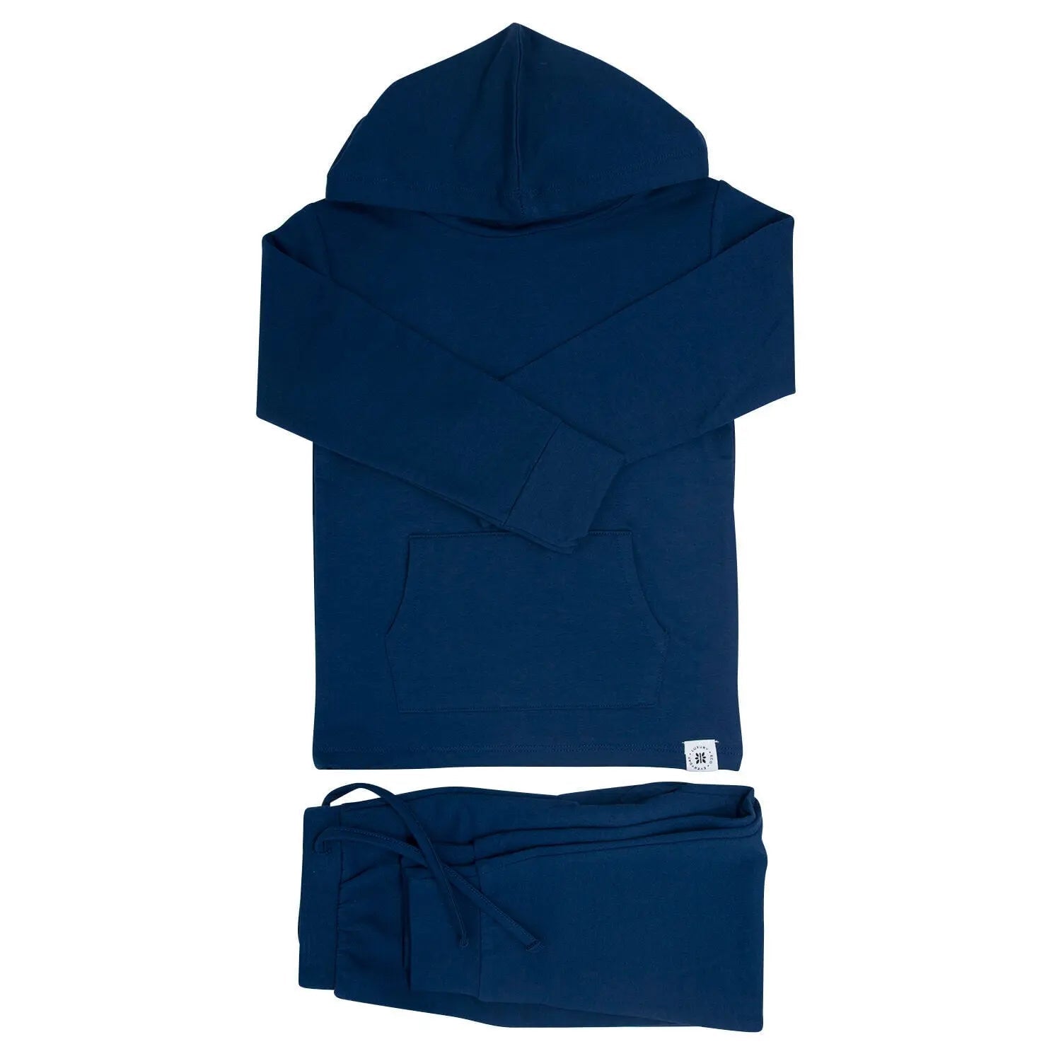 Sweet Bamboo Hooded Jogger Set Deep Navy - 