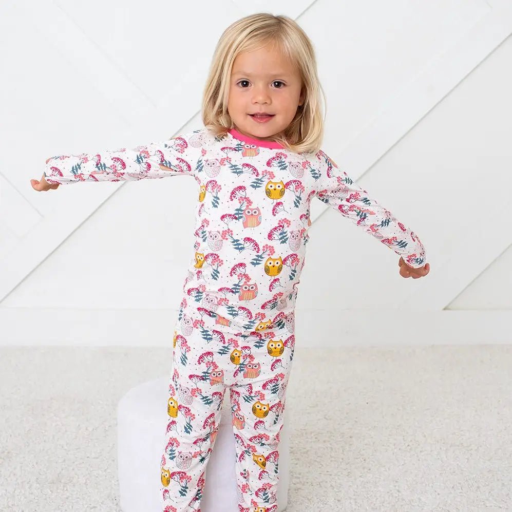 Hoot & Bloom Pajama - Sleeve, Baby & Toddler Clothing, Child, Nightwear, Pink | Everetts Place
