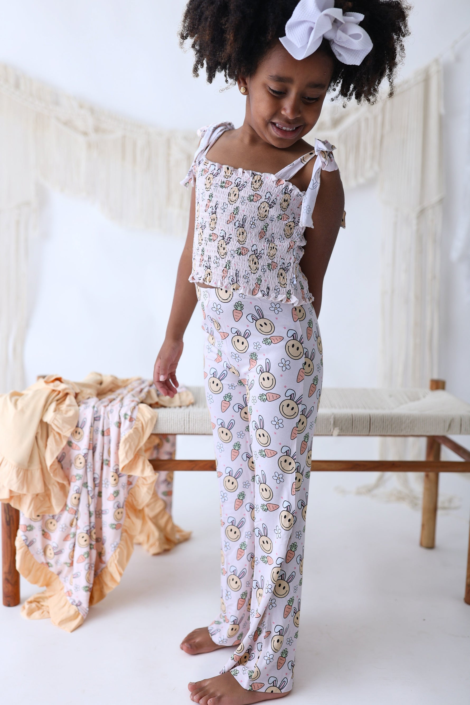 DREAM BIG LITTLE CO HOP TO IT DREAM SMOCKED FLARE SETEveretts Place