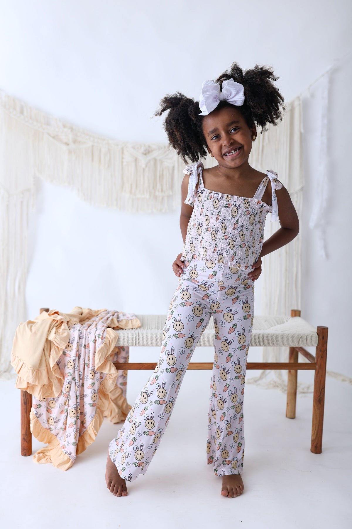 DREAM BIG LITTLE CO HOP TO IT DREAM SMOCKED FLARE SETEveretts Place