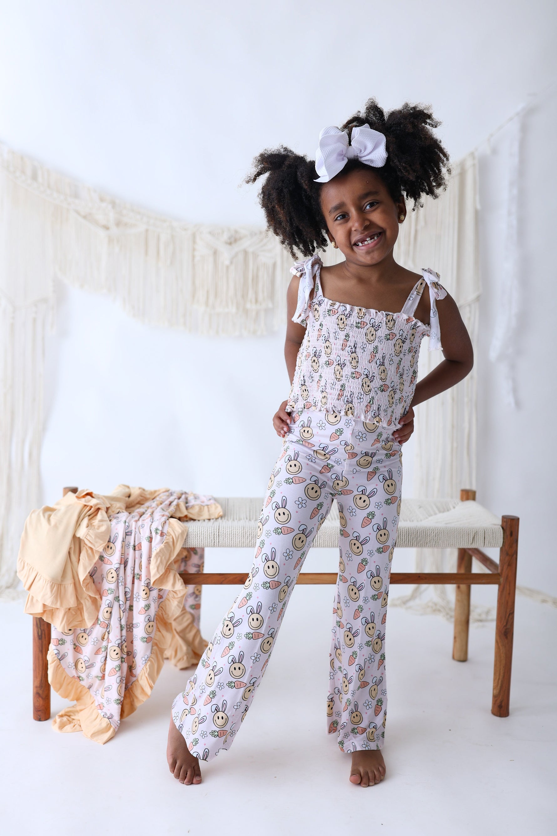 DREAM BIG LITTLE CO HOP TO IT DREAM SMOCKED FLARE SETEveretts Place