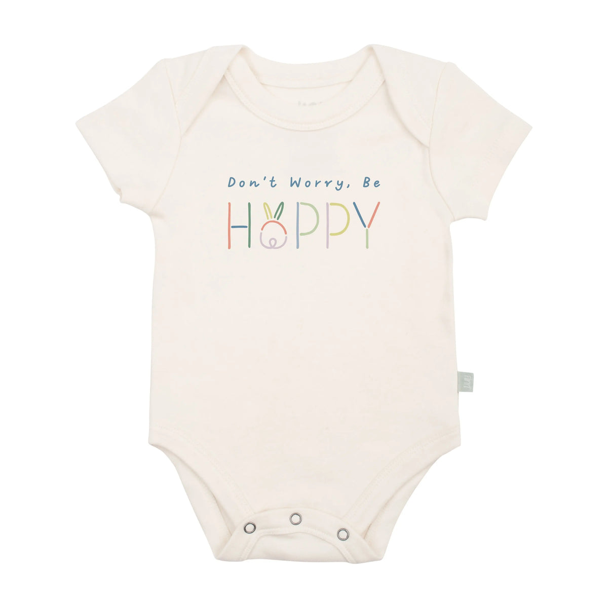 Finn And Emma Easter Graphic Bodysuit For Baby Organic Cotton Comfort With Easy Snap Finn + Emma 