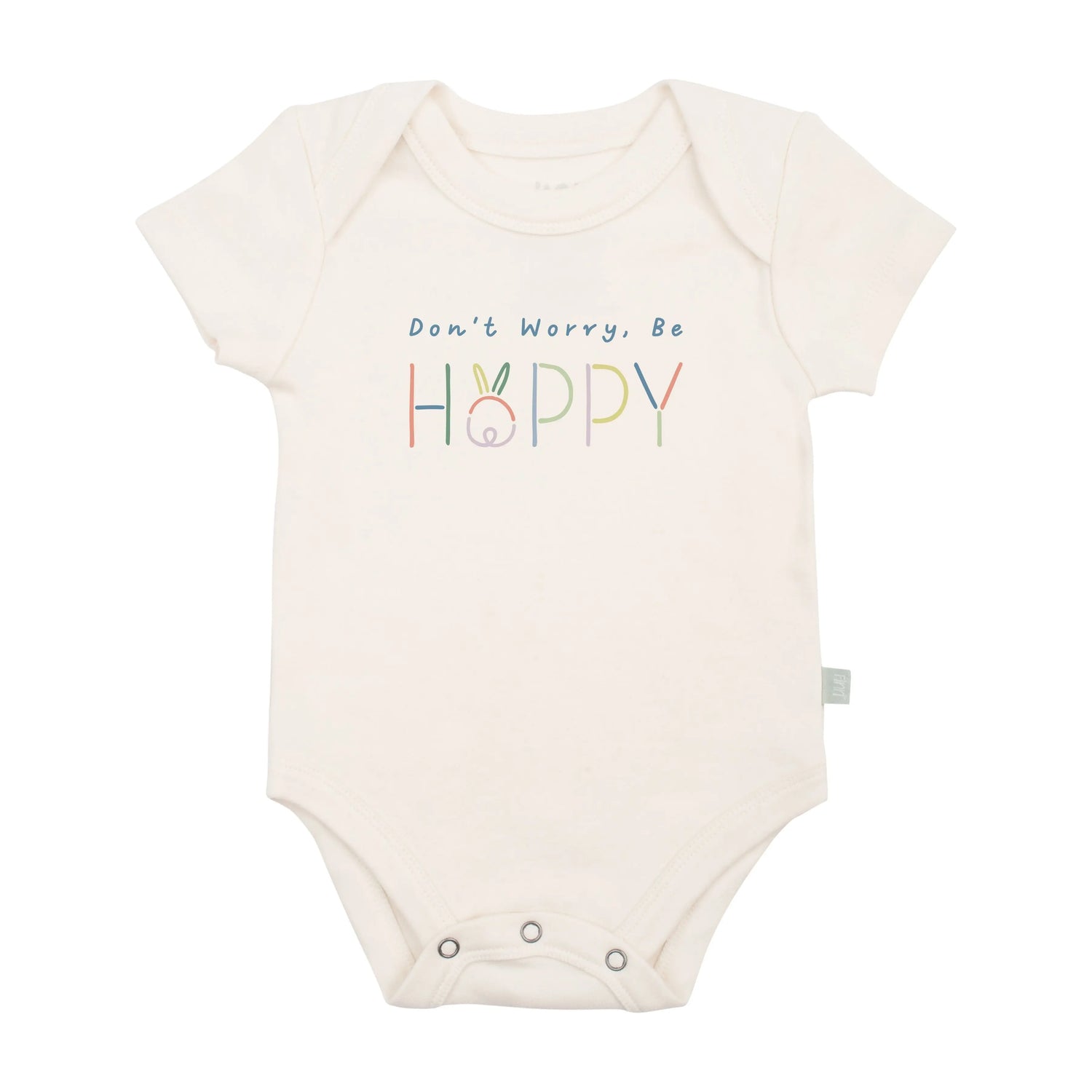 Finn And Emma Easter Graphic Bodysuit For Baby Organic Cotton Comfort With Easy Snap Finn + Emma 