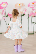 Mila & Rose ® Hoppy Easter Smocked Ruffle Dress - 