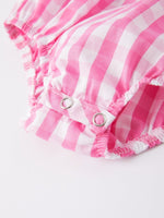 Rylee Faith Designs Horse Embroidery Smocking Girls Romper - 