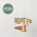 Goodevas Horse Rope Swing Montessori Toy for Kids with Sturdy Birch Plywood and Durable Multifilament Polypropylene Rope - Everetts Place Boutique - 