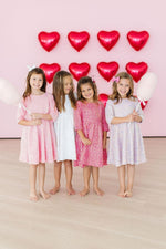 Mila & Rose ® Hot Pink Sequin Dress For Girls Mila Rose Birthday Wedding - 