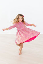 Mila & Rose ® Hot Pink Sequin Dress For Girls Mila Rose Birthday Wedding - 