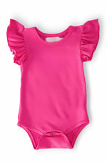 Mila & Rose ® Cute Flutter Bodysuit for Babies - Match with Big Sis Tee! -