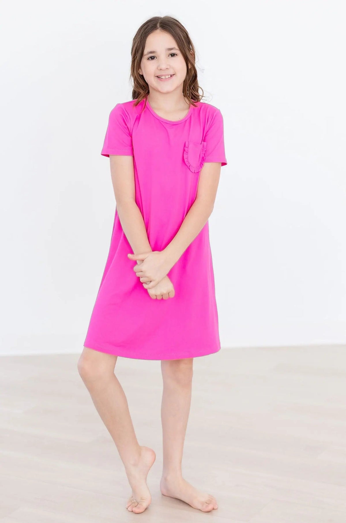 Mila & Rose ® Hot Pink T-Shirt Dress - 