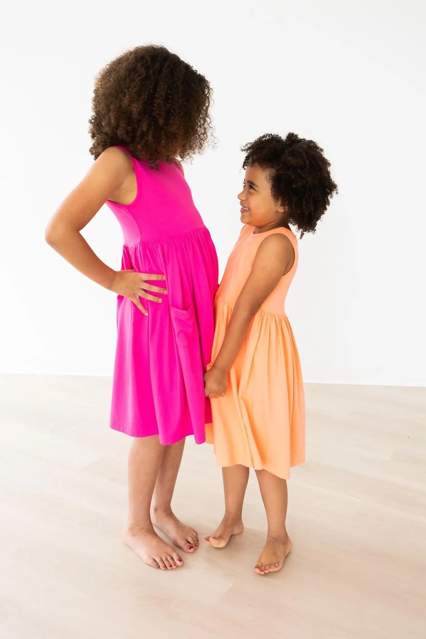 Mila & Rose ® Hot Pink Tank Pocket Twirl Dress - 