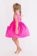 Mila & Rose ® Hot Pink Tank Pocket Twirl Dress - 