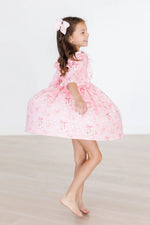 Mila & Rose ® Howdy 3/4 Sleeve Ruffle Twirl Dress - 