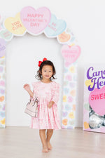 Mila & Rose ® Howdy 3/4 Sleeve Ruffle Twirl Dress - 
