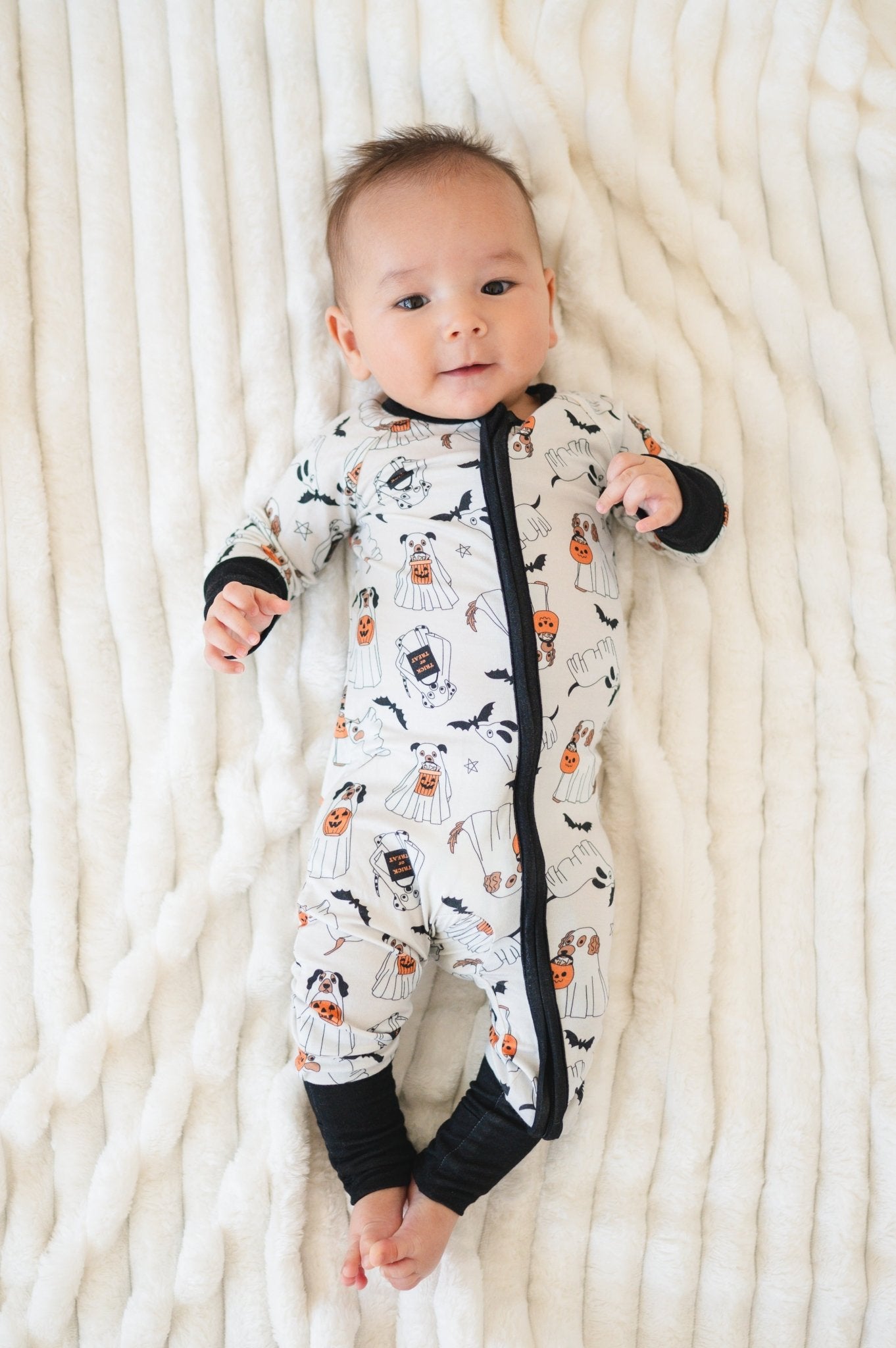 Dreamlet Howl - O - Ween Pups (Convertible Zip Footies) - 