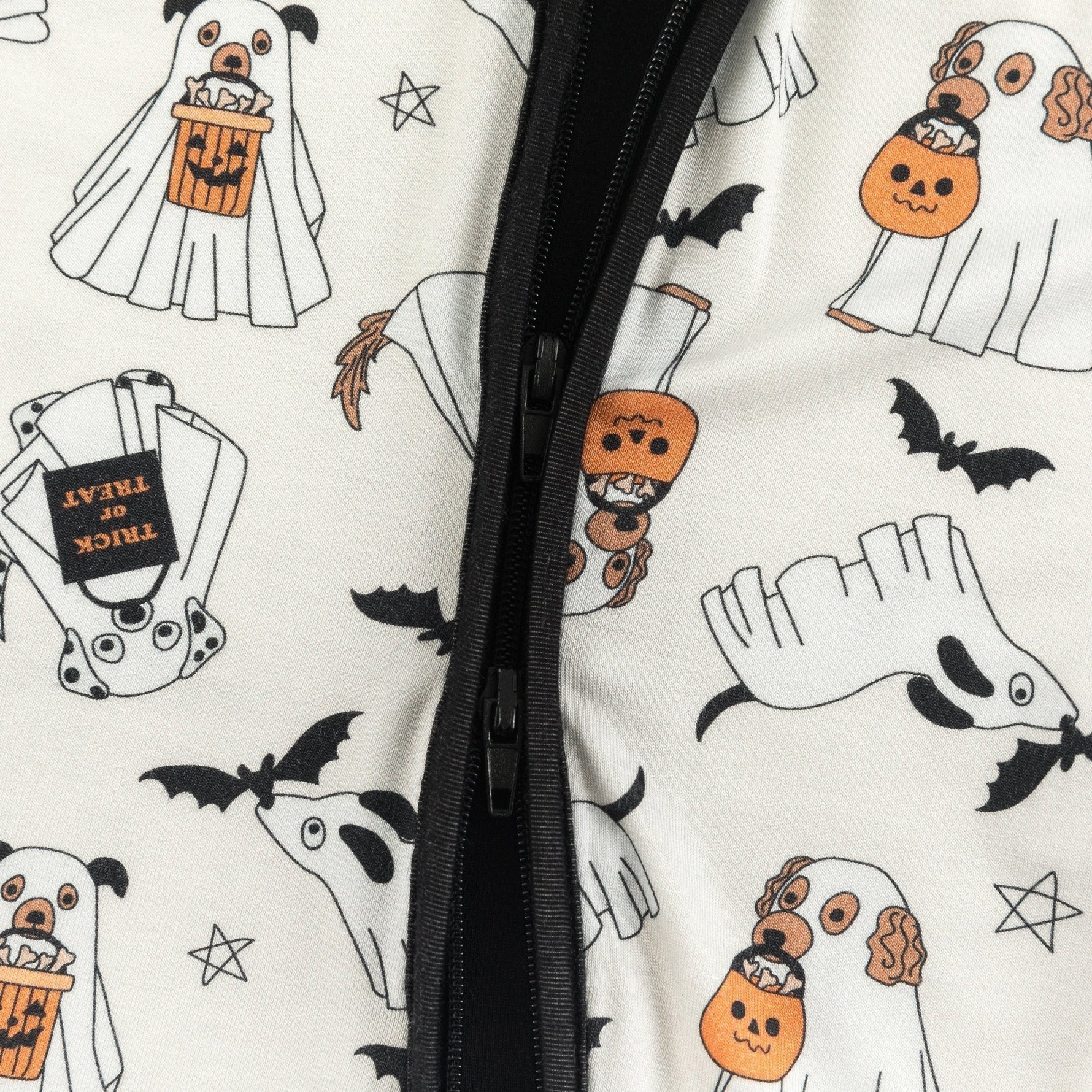 Dreamlet Howl - O - Ween Pups (Convertible Zip Footies) - 