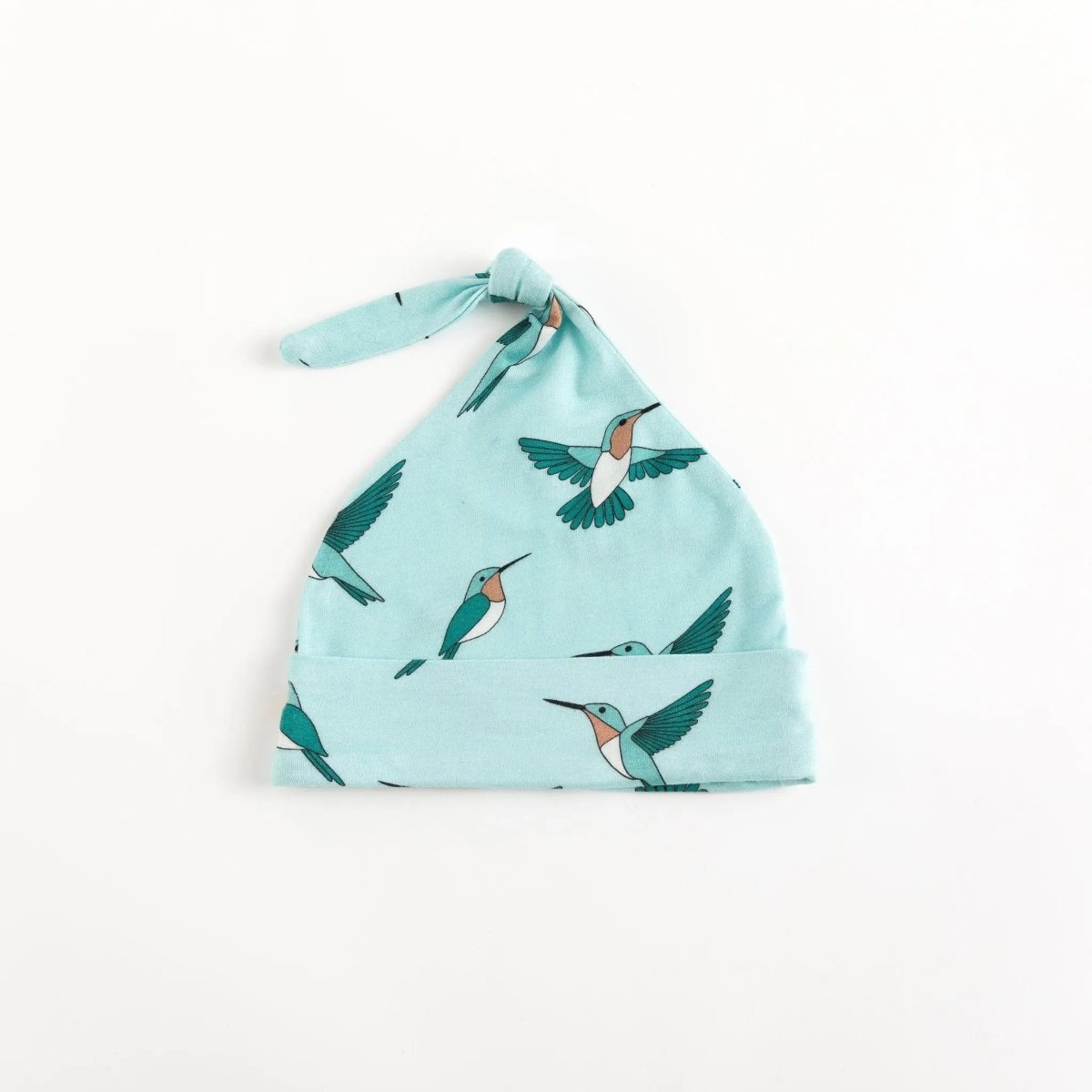 Dreamlet Hummingbird Knotted Baby Hat Soft Bamboo Blend For 0 To 6M - Everetts Place Boutique - 