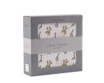 Newcastle Classics Hungry Giraffe Bamboo Muslin Crib Sheet Soft and Breathable for Babies - Home & Garden > Linens & Bedding > Bedding > Bed Sheets Bamboo Crib Sheet
