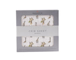 Newcastle Classics Hungry Giraffe Bamboo Muslin Crib Sheet - 