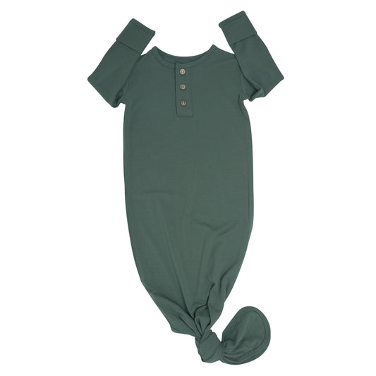 Hunter Green Knotted Gown for Homecoming Comfort Fit Sweet Bamboo Everetts Place: Online Boutique